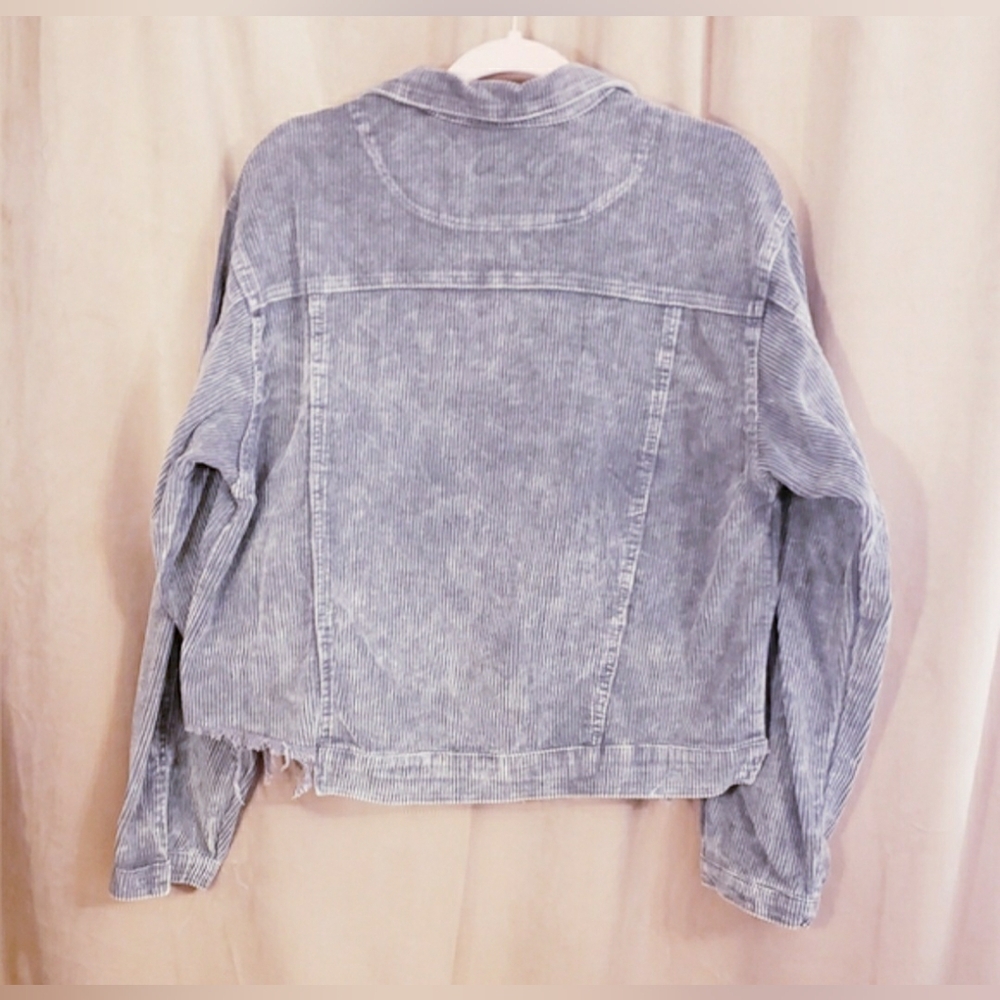 VICI COLLECTION PADDINGTON DISTRESSED COTTON CORDUROY JACKET - Picture 11 of 12